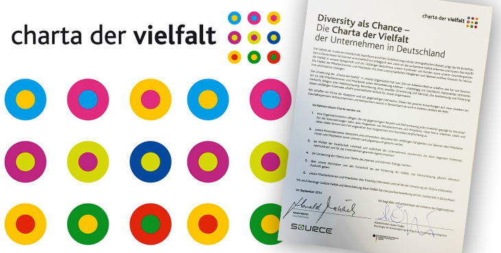 Read more about the article SOURCE unterzeichnet Charta der Vielfalt