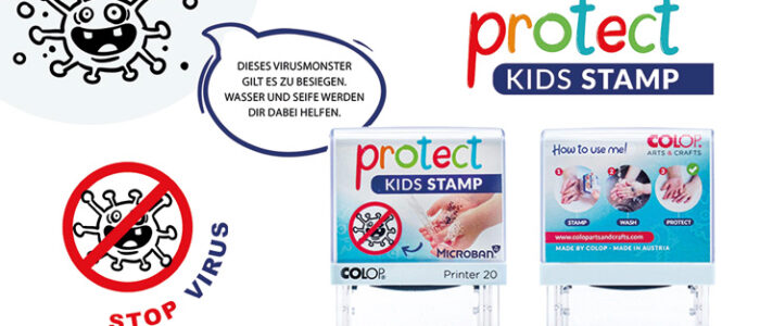 Der clevere Kinder-Schutz-Stempel: Händewaschen = Stempel weg!