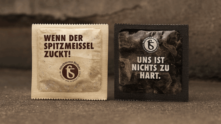 Read more about the article Kondome sorgen für Aufsehen – So bleibt ein Steinmetz im Gedächtnis seiner Kunden!