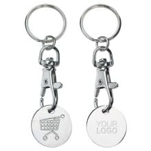 Chip-Schlüsselanhänger 'Elegance' in silber Chip-Schlüsselanhänger 'Elegance' in silber