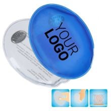 Gel-Wärmekissen 'Oval', groß in transparent