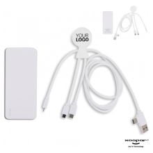 2099 | Xoopar Mr. Bio Smart Charging cable with NFC in weiss 2099 | Xoopar Mr. Bio Smart Charging cable with NFC in weiss