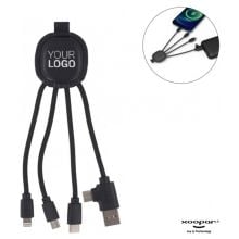 4000 | Xoopar Iné Smart Charging cable with NFC in schwarz 4000 | Xoopar Iné Smart Charging cable with NFC in schwarz