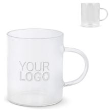 Kaffeeglas mit Henkel Vardez 180 ml in transparent Kaffeeglas mit Henkel Vardez 180 ml in transparent