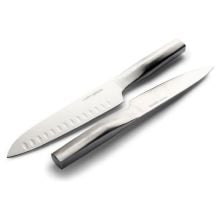 Orrefors Jernverk 2er Set Messer, Stahl in silber Orrefors Jernverk 2er Set Messer, Stahl in silber