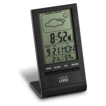 Elektronische Wetterstation Schwarz in schwarz