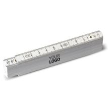 Flexibler Zollstock, 1m in weiss