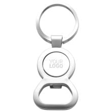 Schlüsselanhänger aus Metall Soren in silber, Standardoption Schlüsselanhänger aus Metall Soren in silber, Standardoption