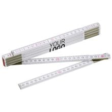 Faltbarer Zollstock aus Holz Jason in weiß, Standardoption Faltbarer Zollstock aus Holz Jason in weiß, Standardoption