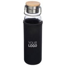 Glasflasche mit Neoprenüberzug, 600ml