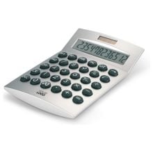 12-stelliger Dual-Rechner in mattsilber 12-stelliger Dual-Rechner in mattsilber