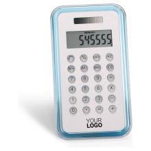 8-stelliger Rechner in transparent blau 8-stelliger Rechner in transparent blau