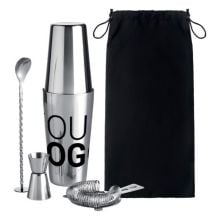 Cocktail-Set 750 ml in silber glänzend