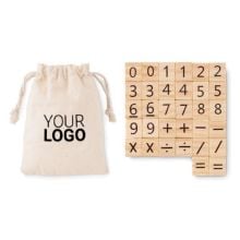 Zahlen-Lernspiel in beige Zahlen-Lernspiel in beige