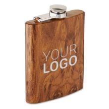 Flachmann 190 ml in braun Flachmann 190 ml in braun