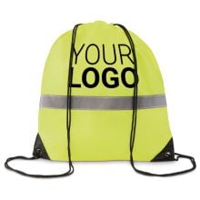 Beutel mit Kordelzug in neon gelb Beutel mit Kordelzug in neon gelb