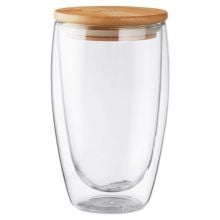 Doppelwandiges Glas 450 ml in transparent Doppelwandiges Glas 450 ml in transparent