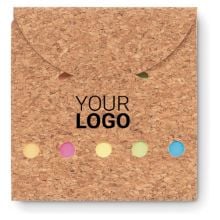 Notizblock-Set mit Kork in beige
