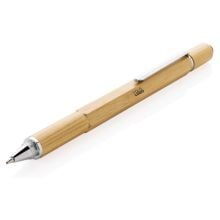 5-in-1 Bambus Tool-Stift in braun 5-in-1 Bambus Tool-Stift in braun