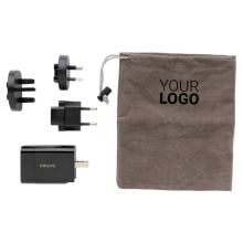 Philips Ultra Fast PD Travel-Charger in schwarz