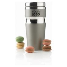 Contour Becher in grau/ silber