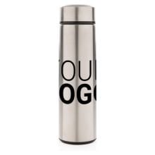 Vakuum Stainless Steel Flasche mit gebürstetem Metalldeckel in silber