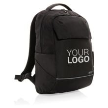 Swiss Peak Brooke AWARE™ 15,6' Laptop-Rucksack aus rPET in schwarz