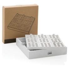 Holz-Sudoku-Spiel in weiß