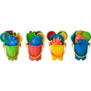 Recycelter PP-Strandeimer Mateo in custom/multicolor, Standardoption
