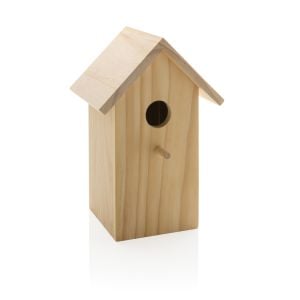 Holz-Vogelhaus in braun