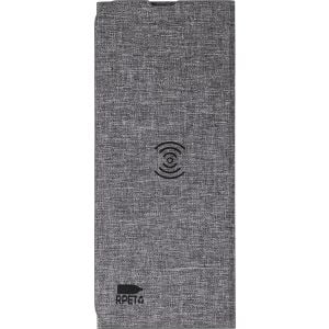 rPET kabellose Schnell-Ladematte Selene in grau, Standardoption