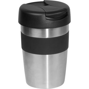 Vakuum Isolierbecher aus Edelstahl, 300ml in schwarz