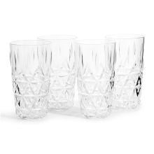 Sagaform Acryl Picknickbecher 400ml Satz von 4 in transparent