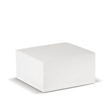 Würfelblock 10x10x5cm FSC in weiss