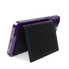 587303 Valenta Card Wallet Magsafe Leather in schwarz