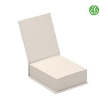Memoblock Milchkarton in weiß