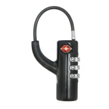 TSA-Kombinationsschloss in schwarz, Metall