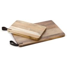 Akazienschneidebrett, 2er Set in holz