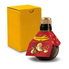 Origineller Sekt Weihnachtsgruß - Karton Gelb, 125 ml Origineller Sekt Weihnachtsgruß - Karton Gelb, 125 ml