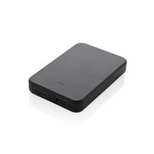 Boostcore 5.000mAh Powerbank aus RCS rec. Kunststoff in schwarz
