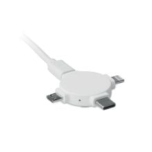 3in1 Kabeladapter in weiß