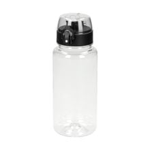 Trinkflasche 'Oasis', 400 ml in transparent/schwarz