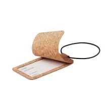 Gepäckanhänger Kork in beige