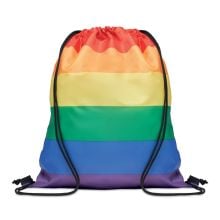Beutel mit Kordelzug RPET in multicolour