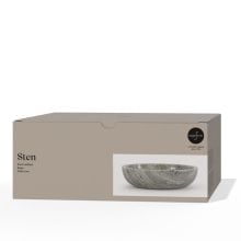 Sagaform Sten Travertin-Marmor-Schale in beige
