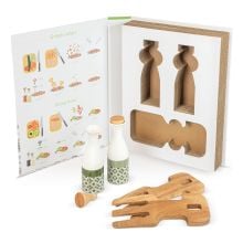 Öl undamp, Essig Set, 2 tlg. in holz
