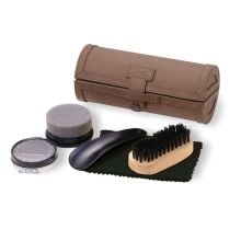 Schuhputz-Set in braun