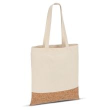 Tragetasche Baumwolle undamp, Kork 170g/m² 35 x 40cm in natur