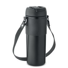 Doppelwandiger Becher 700 ml in schwarz