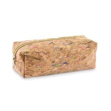 Schlampermäppchen Kork in beige